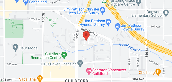 map of 155 15230 GUILDFORD DRIVE